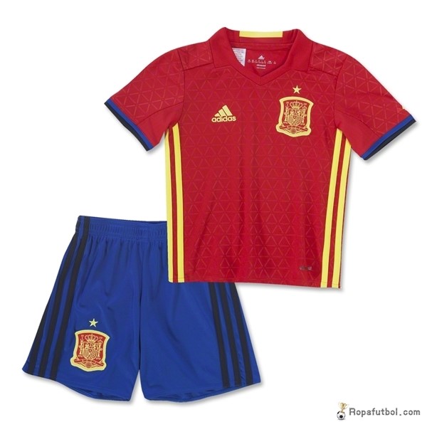 Camiseta España Replica Primera Ropa Niños 2016 Rojo